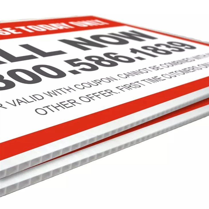 Coroplast Yard Signs Holiday Decoration