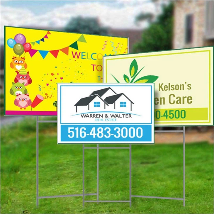 Coroplast Yard Signs Holiday Decoration