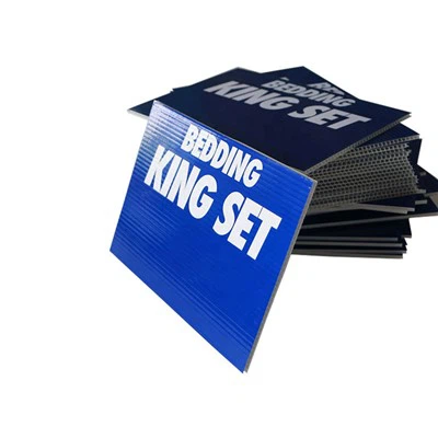 Letreros de patio de Corflute al aire libre